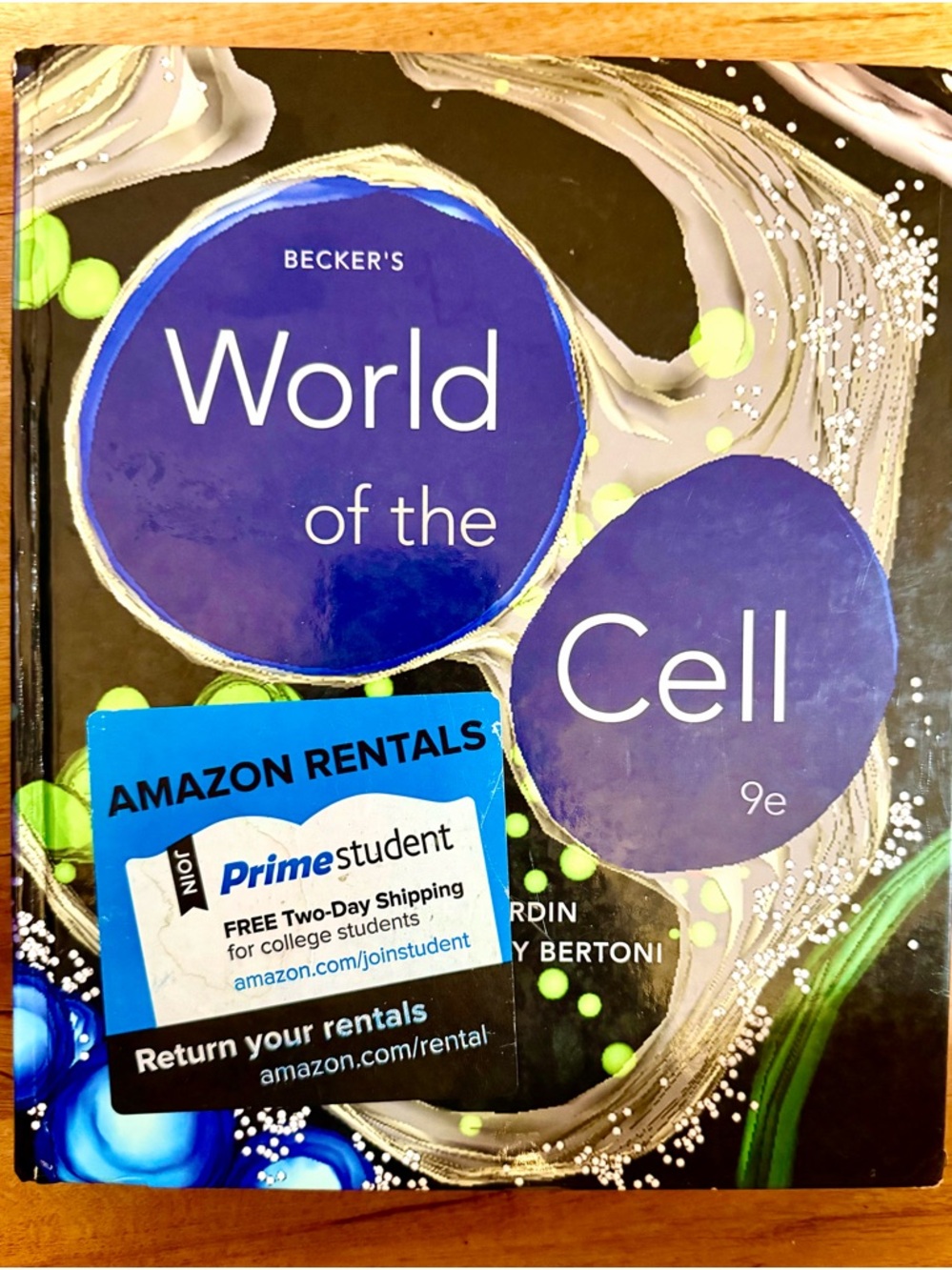 Becker’s World of the Cell 9e Hard Cover Cell Science Biology Textbook